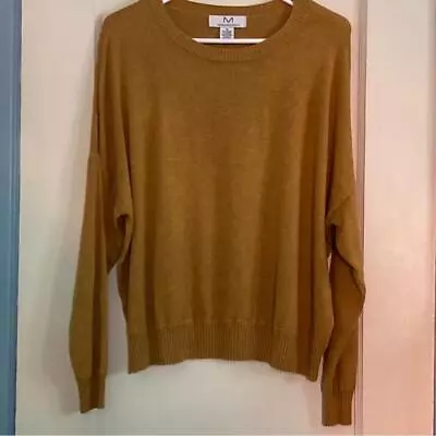 Magaschoni -   Saffron-colored Crewneck Sweater - Medium • $22