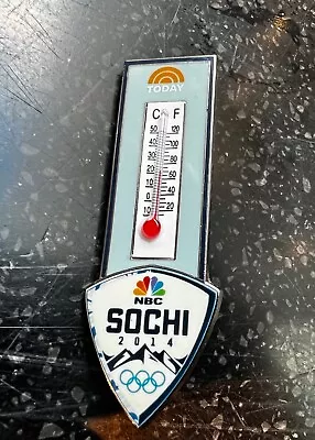 Sochi 2014  NBC Thermometer 3D Media Pin • $34.90