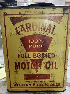 Cardinal 2 Gallon Oil Can • $118.50