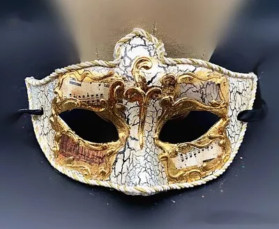 Masquerade Mask For Men Vintage Venetian Mardi Gras Halloween Prom Party Mask • $14.99