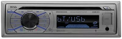 Boss Audio MR508UABS Weather Resistant Marine Single DIN CD/MP3 Player Silver • $93.63