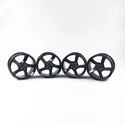 Custom 4 Pcs Chrome Black Rims Wheels Hubs 80290 80281 For LEGO 42143 • $24.21