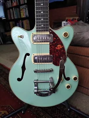 Gretsch G2655t-p90 Streamliner Jr (Mint Green) • $800