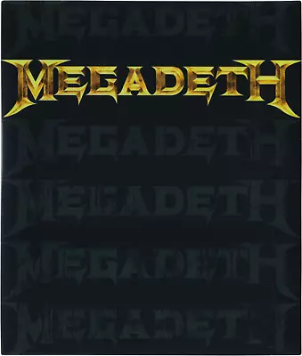 Sticker - Megadeth Repeated Logo Heavy Metal Rock Music Band 4.75  Decal #5804 • $8.25