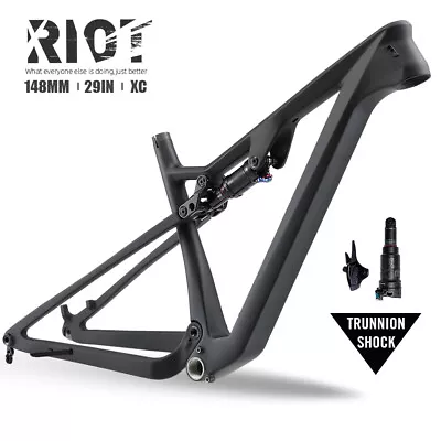 $1069.99 • Buy Mountain Bicycle XC Frame Carbon Full Suspension 29er Boost Frame ROCKSHOX Shock