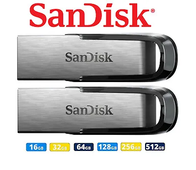 USB Flash Drive 3.0 SanDisk Ultra Flair USB Stick 32GB 64GB 16G 128GB 256GB 512G • $11.85