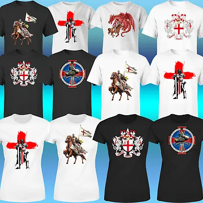 £8.49 • Buy St George's Day 2022 England Templar Dragon London Mens T Shirt #P1 #OR
