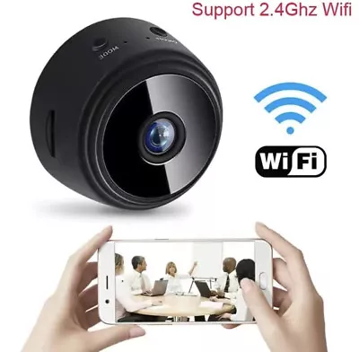 A9 Mini IP Camera WiFi Camera HD Night Vision Home Security • £8.69