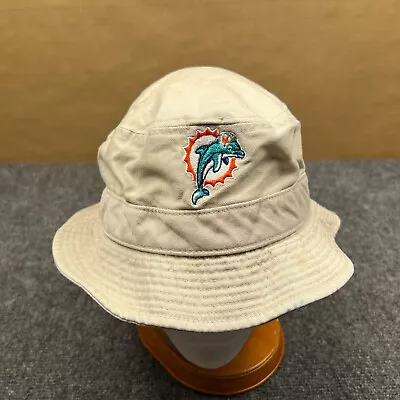 Twin Enterprise Miami Dolphins NFL Logo Bucket Hat Adult Fitted M/L Medium/Large • $7