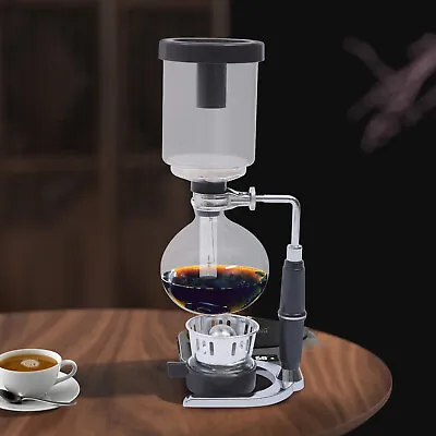 Coffee Syphon Tabletop Siphon Coffee Maker 5-Cup Syphon Coffee Brewer Machine • $33