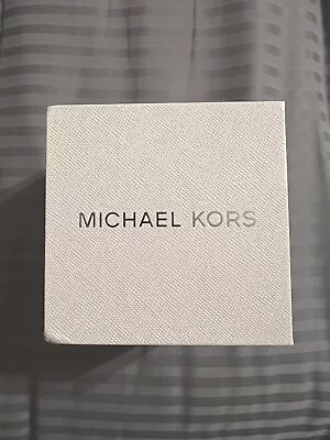 NIB Michael Kors Women's Pyper Gold Stainless Steel Cheetah Print Leather MK4751 • $89.99