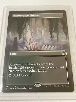 MTG Razorverge Thicket Phyrexia: All Will Be One 373 Regular Rare • $3.55