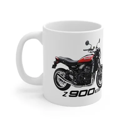 Motorcycle  Coffee Mug  Inspired By Red Kawasaki Z900 RS  Printed In UK • £8.95