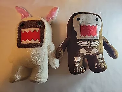 2 Domo Plush One Is Skeleton Kun Rabbit Pre-owned Brown No Tags • $35
