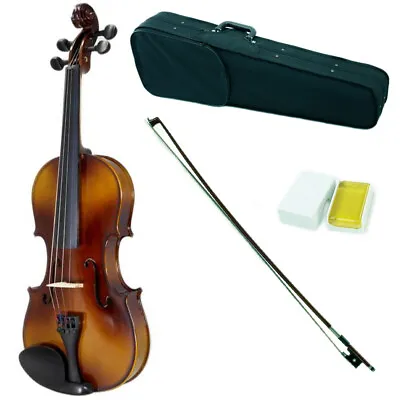 Student 1/16 Violin W Case Rosin Pitch Pipe + Brazilwood Bow • $59.99