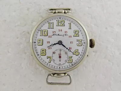 Henry Moser & Cie Antique Russia Empire 1887-1890 IWC Swiss Beautiful Men Watch • $304