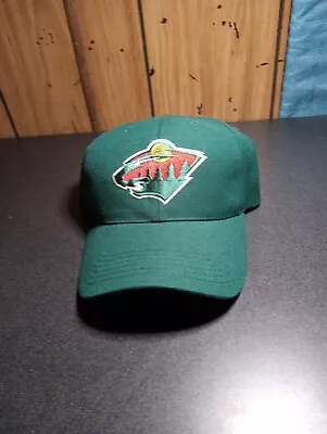 Minnesota Wild NHL Official Cap Hat Mens Green One Size Fits All  • $15