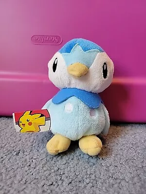 Pokemon Jakks Pacific Piplup Nintendo Stuffed Animal Penguin Beanbag Plush 6” • $15