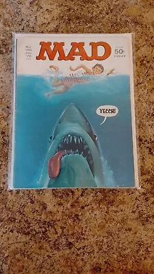 Mad Magazine No.180 January 1976  JAWS  UNFOLDED FOLD-IN  • $32.71