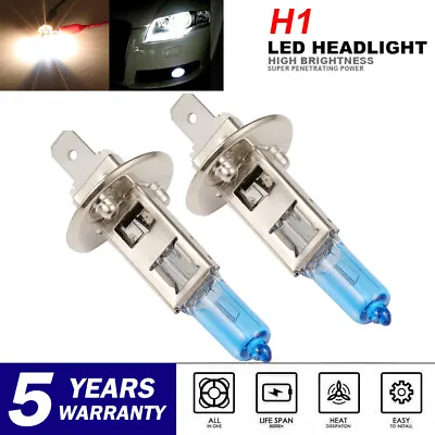 2X H1 110W 6000K White Xenon HID Halogen Light Headlight Bulbs High LOW BEAM • $7.49