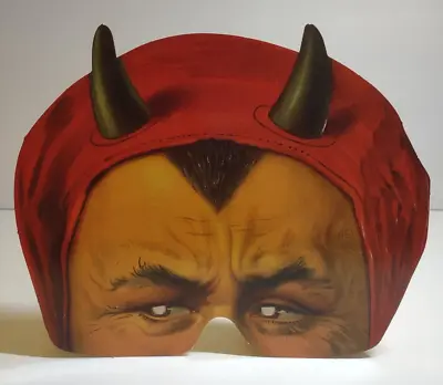 $20.40 • Buy Halloween Mask Masquerade Victorian Party Costume Satan Devil Horns Diecut