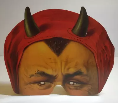 $20.40 • Buy Halloween Mask Masquerade Victorian Party Costume Satan Devil Horns Diecut
