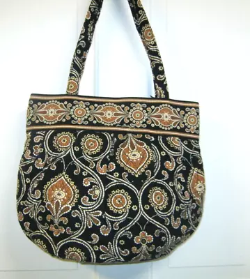 Vera Bradley CAFFE LATTE Morgan Pleated Purse 10 X 11 X 4 EUC • $16.99