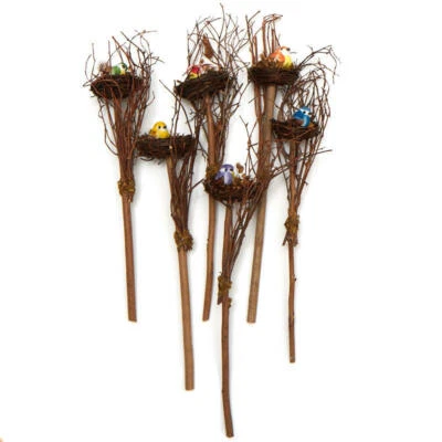 $23.61 • Buy Nesting Artificial Mushroom Bird Picks | Package Of 6