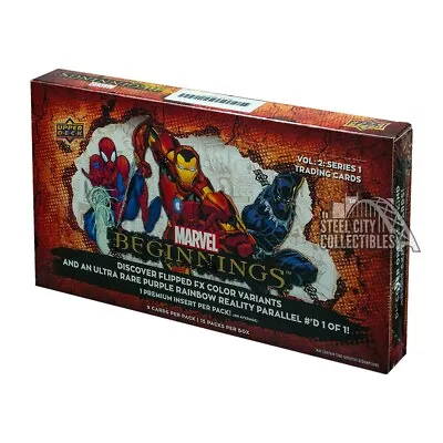 2022 Upper Deck Marvel Beginnings: Volume Two Series One Trading Card Box • $79.95