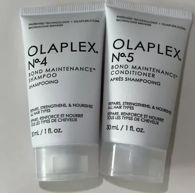 Olaplex No 4 And 5. Shampoo & Conditioner 30ml X 2  Holiday Travel Promo Price • £16