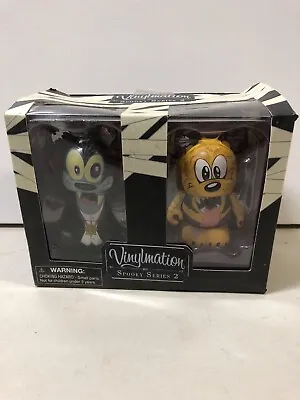 Disney Parks Vinylmation Spooky Series 2 Goofy Pluto Set 3  Figures • $19.99