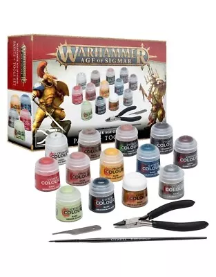 Warhammer Paint & Tool Kit Brand New Factory Sealed Age Of Sigmar BNIB Box Set! • £24.99
