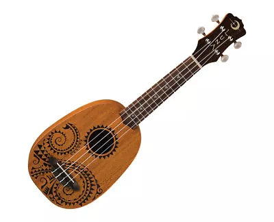 Luna UKE TATTOO Uke Pineapple Tattoo W/Gig Bag - Used • $99.99