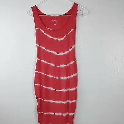 Isabel Maternity Maxi Dress Size XS Red White Stripes Sleeveless Summer Tall • $16.19
