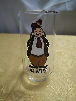 Vintage 1975 POPEYE Coca Cola Kollect-A-Set Series Drinking Glass 'Wimpy' • $12.50