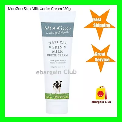$24.99 • Buy MooGoo Natural Skin Milk Udder Cream Repair 120g Moo Goo EBC