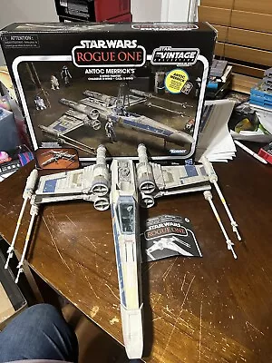 Star Wars 3.75  Vintage Collection TVC Antoc Merrick's X-Wing Fighter NO FIGURE • $90