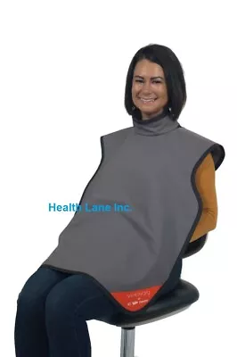 3D Dental Visionary X-Ray Lead Apron With Collar ADULT Blue Beige Red Grey • $104.95