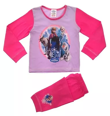 Disney Frozen Anna Elsa Olaf  Girls  Long Pyjamas Age 12-18 Month • $9.26