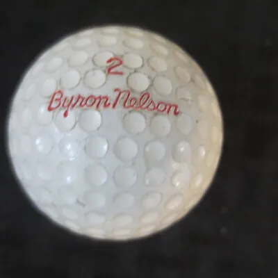 Vintage Golf Ball 1940 Very Rare MacGregor Byron Nelson • $53.99