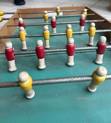Vintage Portable Table Football Babyfoot Game Soccer French Wooden Players 1950s • £45