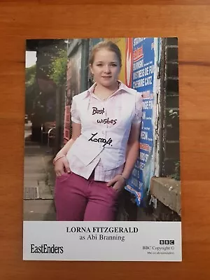 Eastenders - Lorna Fitzgerald - Hand Signed Cast Card  • £7