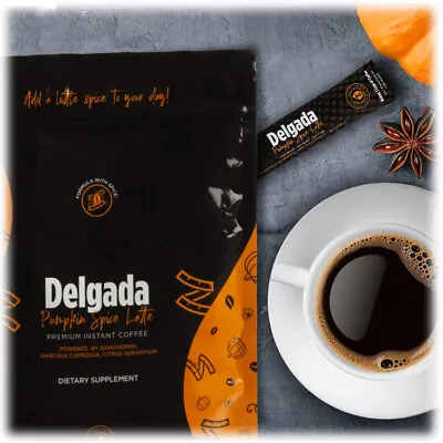 $49 • Buy IASO Café Delgada Pumpkin Spice Slimming Coffee (28 Sachets) Free Shipping!