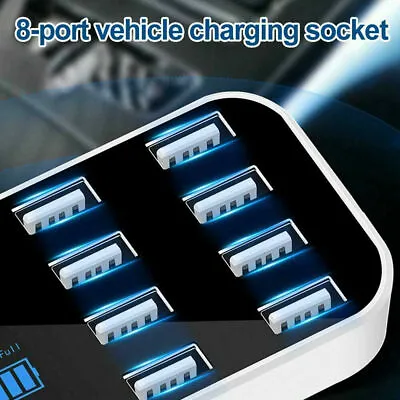 $16.46 • Buy 8 Port Multi USB Car Charger Desktop Charging Station HUB For Tablet Smart Phone