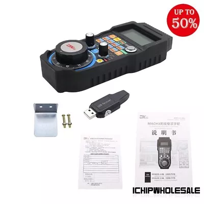 CNC MACH3 4-Axis Wireless Electronic Handwheel Manual Controller USB Handle MPG • $105.70