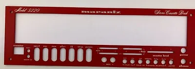 Marantz 5220 Receiver Front Panel Faceplate (Face Plate) RED Engraved • $129