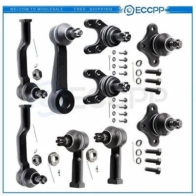 9Pieces Front Ball Joints Tie Rods Pitman Arm Kit For 87-91 Mazda B2600 RWD • $58.51