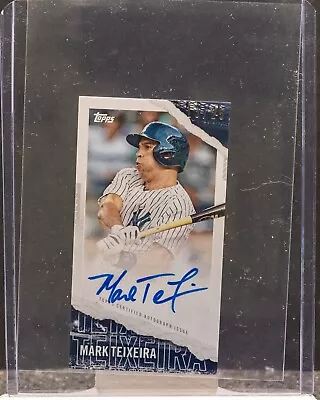 Mark Teixeira 2020 Topps RIP MINI ON CARD Autograph Auto 13/25 Yankees • $0.99