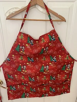 Apron Handmade - Christmas Disney Design With Pockets  • $8