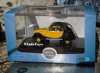 $22.95 • Buy Oxford Diecast 1/76 Scale Citroen 2CV Charleston Yellow / Black 76CT002 Retired 